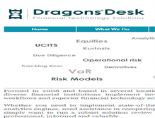 Tablet Screenshot of dragonsdesk.com